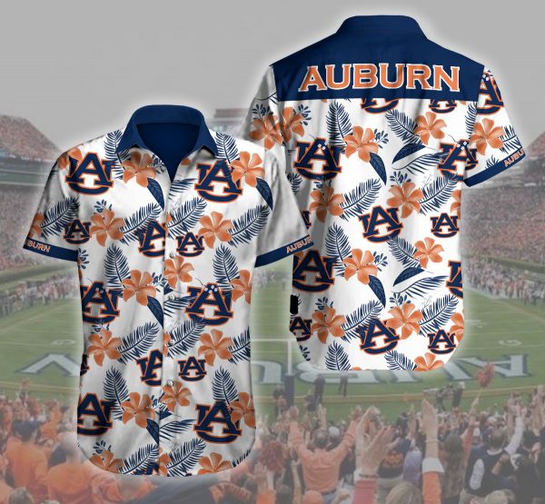 Auburn Tigers Hawaiian Shirt Summer Button Up Auburn Tigers Hawaiian Shirt Summer Button Up