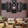 Auburn Tigers Logo Sport - 5 Panel Canvas Art Wall Decor