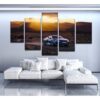 Audi R8 V10 - Automative 5 Panel Canvas Art Wall Decor