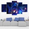 Aurelion Sol - League Of Legends - Gaming 5 Panel Canvas Art Wall Decor