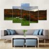 Autumn 22 - Nature 5 Panel Canvas Art Wall Decor