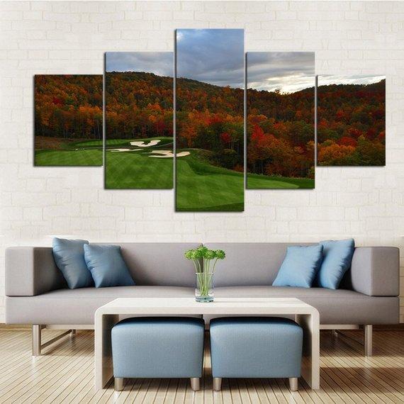 Autumn 22 - Nature 5 Panel Canvas Art Wall Decor Autumn 22 - Nature 5 Panel Canvas Art Wall Decor