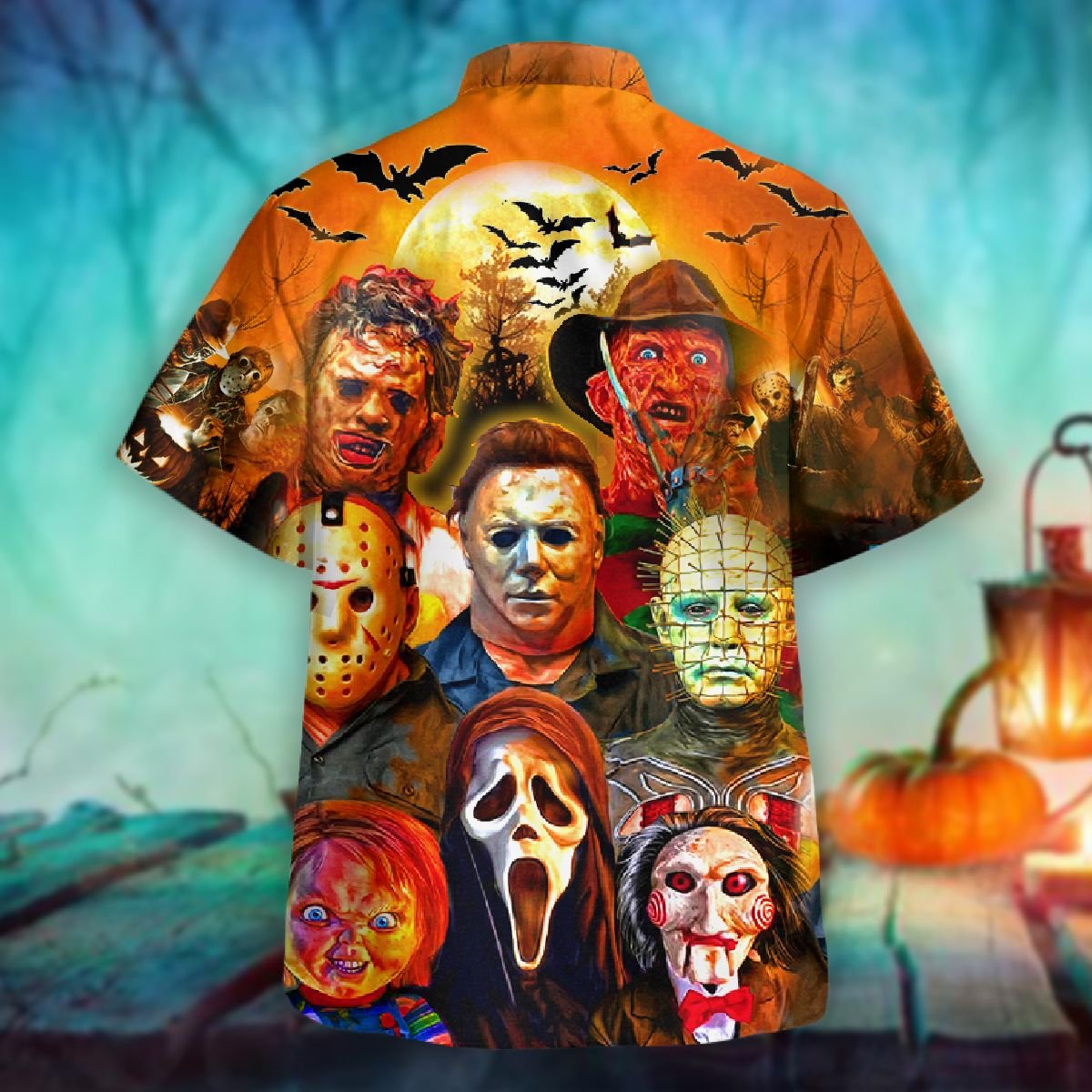 Available Trick Or Treats Horror Killers Halloween Hawaiian Shirt Available Trick Or Treats Horror Killers Halloween Hawaiian Shirt