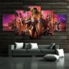 Avengers Infinity War - Movie 5 Panel Canvas Art Wall Decor