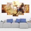 Azir - League Of Legends - Gaming 5 Panel Canvas Art Wall Decor