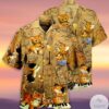 Baby Cats Kittens Play Musical Instruments Hawaiian Shirt