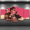 Baby Driver - Movie 5 Panel Canvas Art Wall Decor
