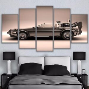 Back To The Future 2 - Automative 5 Panel Canvas Art Wall Decor
