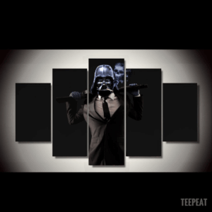 Badass Vader - Movie 5 Panel Canvas Art Wall Decor