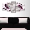 Ball And Lines 1 - Abstract 5 Panel Canvas Art Wall Decor