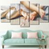 Ballerina Slippers - Sport 5 Panel Canvas Art Wall Decor