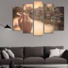 Balloons - Abstract 5 Panel Canvas Art Wall Decor