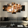 Baltimore Orioles Baseball - Sport 5 Panel Canvas Art Wall Decor
