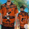 Baltimore Orioles Minnie Mouse Hawaiian Shirt