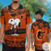 Baltimore Orioles Snoopy Hawaiian Shirt- Tagotee
