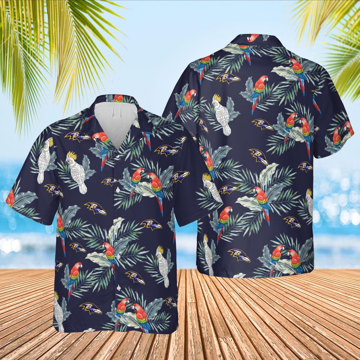 Baltimore Ravens Hawaiian Shirt Baltimore Ravens Hawaiian Shirt