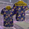Baltimore Ravens Hawaiian Shirt Summer Button Up