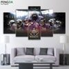 Baltimore Ravens Players Ru5 Panel Canvas Art Wall Decor - Sport 5 Panel Canvas Art Wall Decor