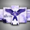 Baltimore Ravens - Ray Lewis #2 - Sport 5 Panel Canvas Art Wall Decor
