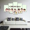 Bangtan Boys - Music 5 Panel Canvas Art Wall Decor