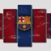 Barcelona Signed Replica - Sport 5 Panel Canvas Art Wall Decor