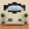 Basalt Cave At Reynisfjara Beach - Nature 5 Panel Canvas Art Wall Decor