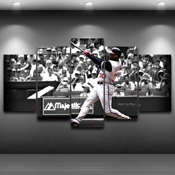 Baseball Physical Education - Sport 5 Panel Canvas Art Wall Decor Baseball Physical Education - Sport 5 Panel Canvas Art Wall Decor
