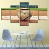 Baseball Scenery - Sport 5 Panel Canvas Art Wall Decor