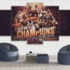 Basketball Champion Cavaliers - Sport 5 Panel Canvas Art Wall Decor