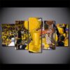 Basketball Game - Sport 5 Panel Canvas Art Wall Decor