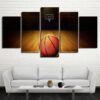 Basketball Painting - Sport 5 Panel Canvas Art Wall Decor