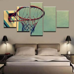 Basketball Player 3 - Sport 5 Panel Canvas Art Wall Decor