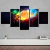 Basketball Player 5 - Sport 5 Panel Canvas Art Wall Decor