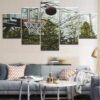 Basketball Player 6 - Sport 5 Panel Canvas Art Wall Decor