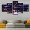 Basketball Player 7 - Sport 5 Panel Canvas Art Wall Decor