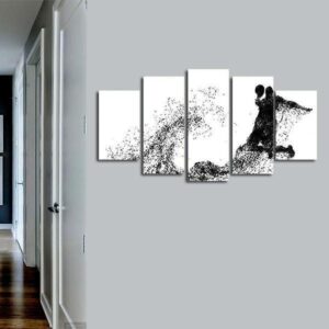 Basketball - Sport 5 Panel Canvas Art Wall Decor