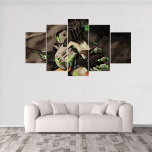 Bastion Overwatch - Gaming 5 Panel Canvas Art Wall Decor