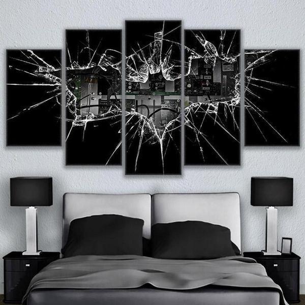 Batman 2 - Dc 5 Panel Canvas Art Wall Decor Batman 2 - Dc 5 Panel Canvas Art Wall Decor