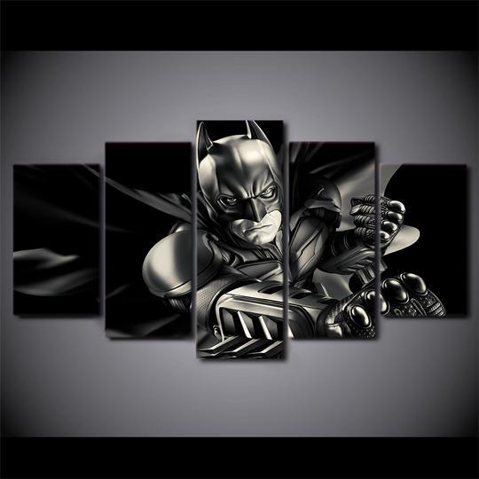 Batman 8 - Dc 5 Panel Canvas Art Wall Decor Batman 8 - Dc 5 Panel Canvas Art Wall Decor