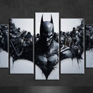 Batman Arkham Origins - Dc 5 Panel Canvas Art Wall Decor