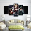 Batman Character - DC 5 Panel Canvas Art Wall Decor