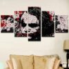 Batman Joker Abstract DC - 5 Panel Canvas Art Wall Decor
