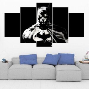 Batman Noir - Dc 5 Panel Canvas Art Wall Decor