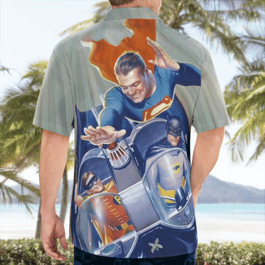 Batman Superman Hawaiian Shirt Batman Superman Hawaiian Shirt
