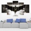 Batman The Dark Knight 4 - Dc 5 Panel Canvas Art Wall Decor