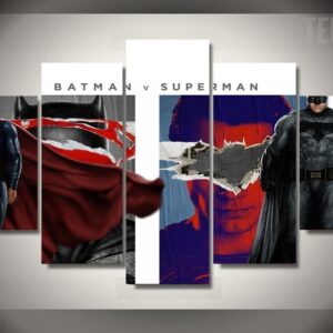 Batman Vs Superman: Dawn Of Justice - Dc 5 Panel Canvas Art Wall Decor