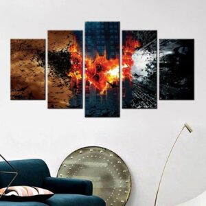 Batman - Dc 5 Panel Canvas Art Wall Decor