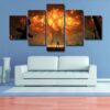 Battle For Azeroth 1 - Gaming 5 Panel Canvas Art Wall Decor