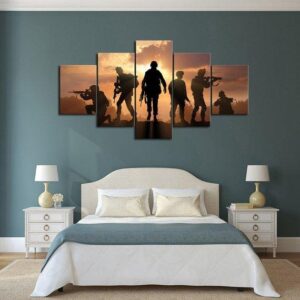 Battle Ready - Army 5 Panel Canvas Art Wall Decor