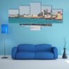Beach Of Cadiz In Andalucia - Nature 5 Panel Canvas Art Wall Decor